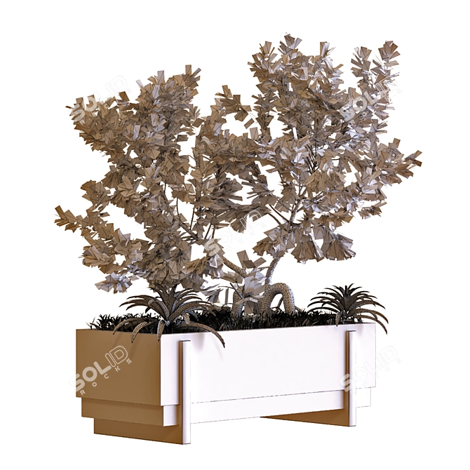 Natural Greenery Box Set - Tree 031 3D model image 4