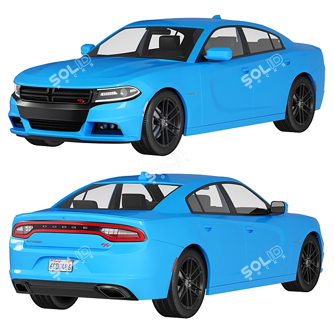 2015 Dodge Charger R/T: Power and Performance 3D model image 1