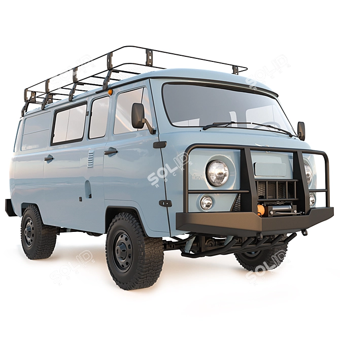 UAZ SGR Expedition: Vray-edition 3D model image 4