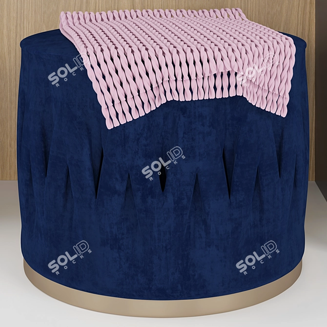 Modern Wardrobe Composition - with Editable Model 3D model image 3