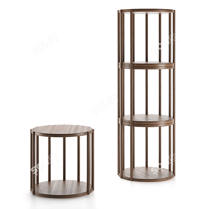 Elegant Cell Table: Modern Design 3D model image 1