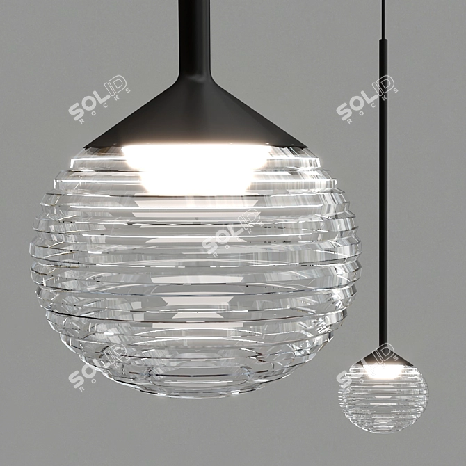 Sleek Vibia Pendant Light 3D model image 5