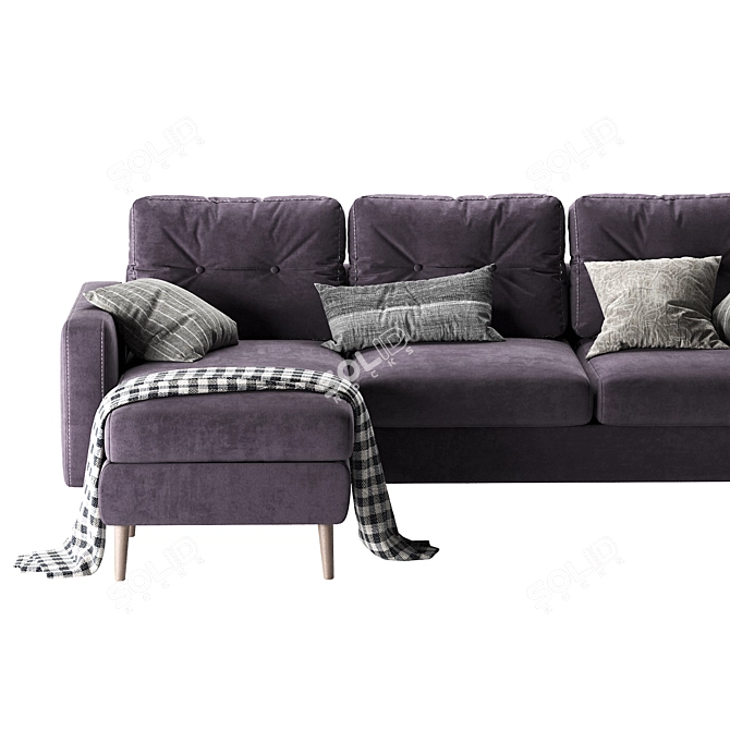 Modern Corner Sofa Deans Sherst 3D model image 9