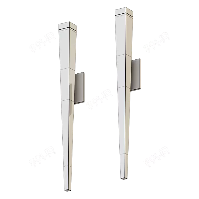 Modern Forms Staff Outdoor Sconce 3D model image 5