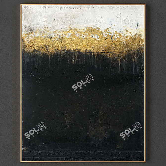 Modern Art Frames Set 3D model image 2