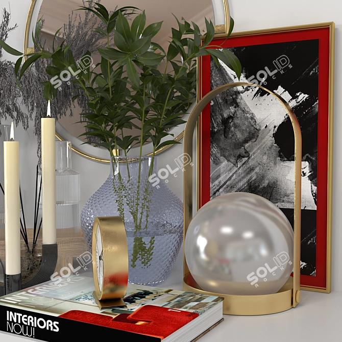 Luxury Decorative Set with Vray Render 3D model image 3