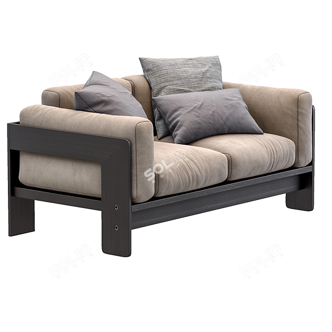 Petite and Chic: Bastiano Settee 3D model image 4