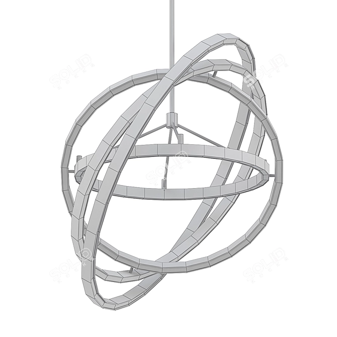 Eichholtz Cassini Chandelier 3D model image 2