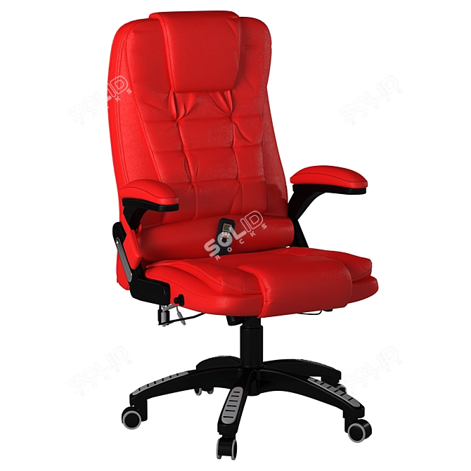 Elegant and Compact Bruno Office Chair 3D model image 1