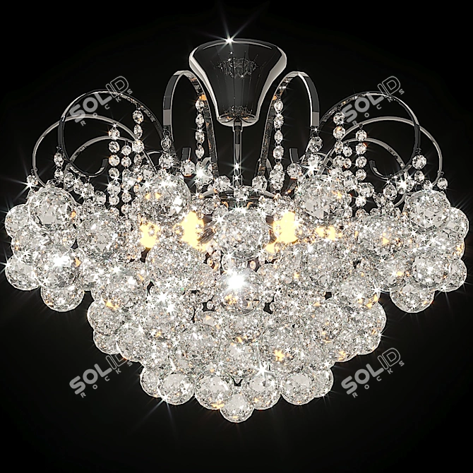 Elegant Pearl Chandelier 232016306 3D model image 1