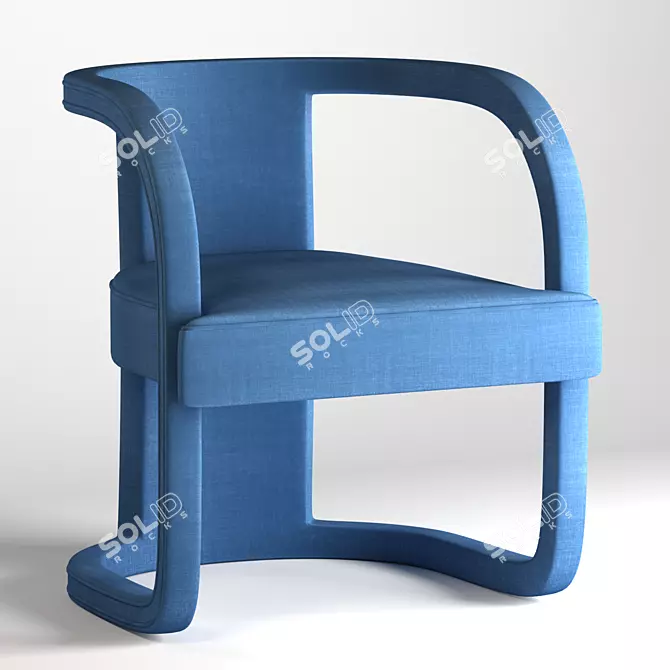 Elegant Rory Accent Chair 3D model image 1