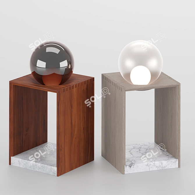 Giorgetti Spazio Tempo Table Lamp 3D model image 1