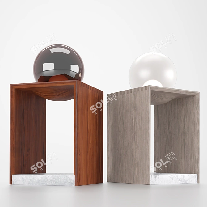 Giorgetti Spazio Tempo Table Lamp 3D model image 2