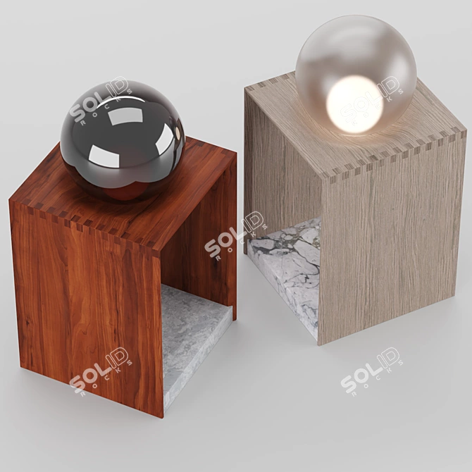 Giorgetti Spazio Tempo Table Lamp 3D model image 8