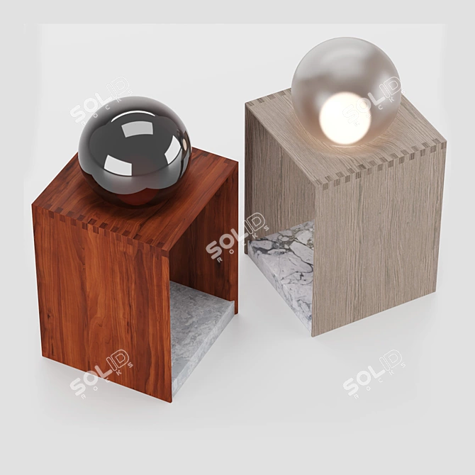 Giorgetti Spazio Tempo Table Lamp 3D model image 11
