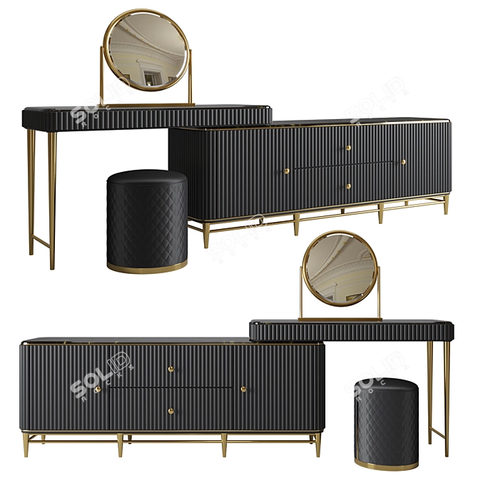 Elegant LaLume Console: RR00102 3D model image 1