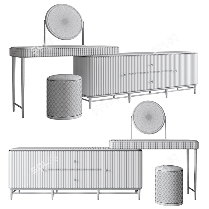 Elegant LaLume Console: RR00102 3D model image 3