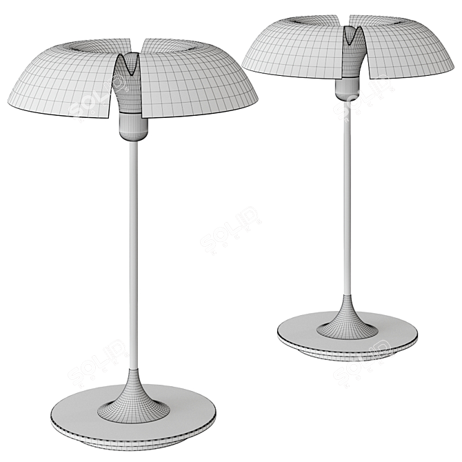 Modern Danish Design Cycnus Table Lamp 3D model image 2