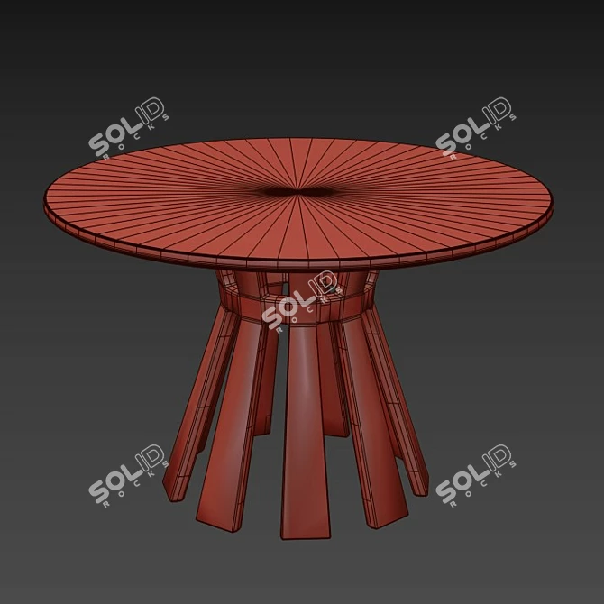 Modern Mitos Dining Table 3D model image 3