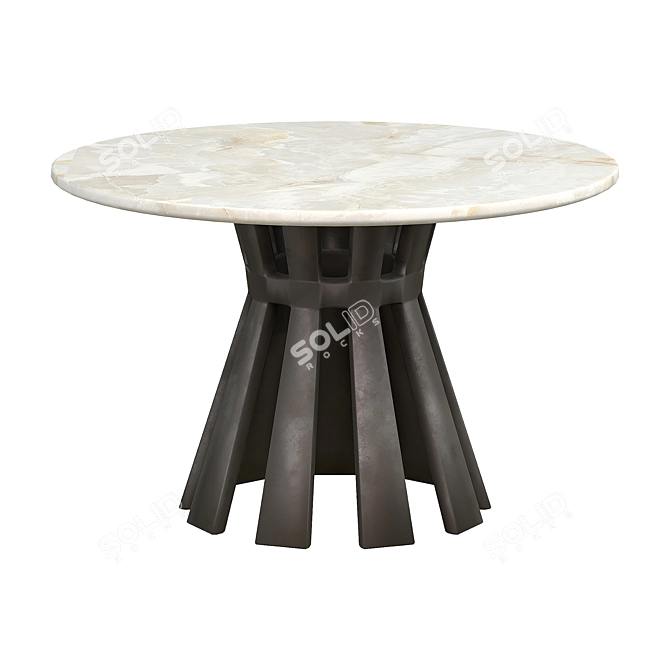 Modern Mitos Dining Table 3D model image 4