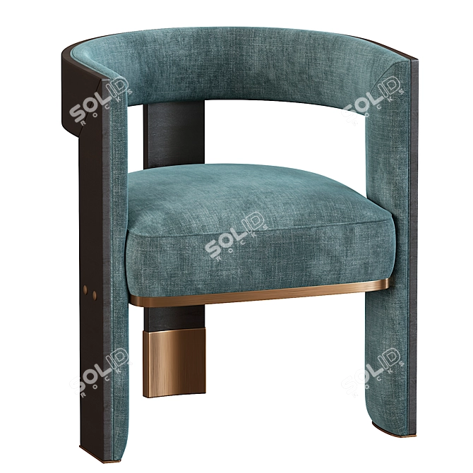 Modern Minimalist BROOKLYN Chair 3D model image 4