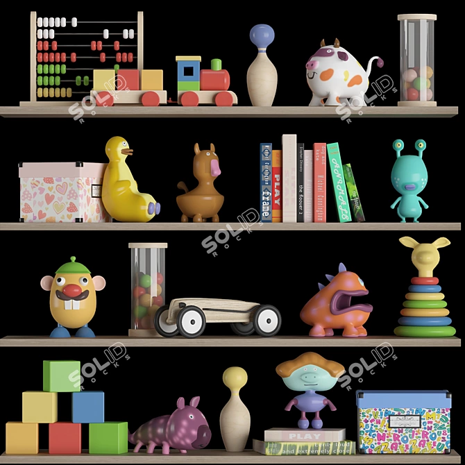  Nursery Delight Decor Set 3D model image 1