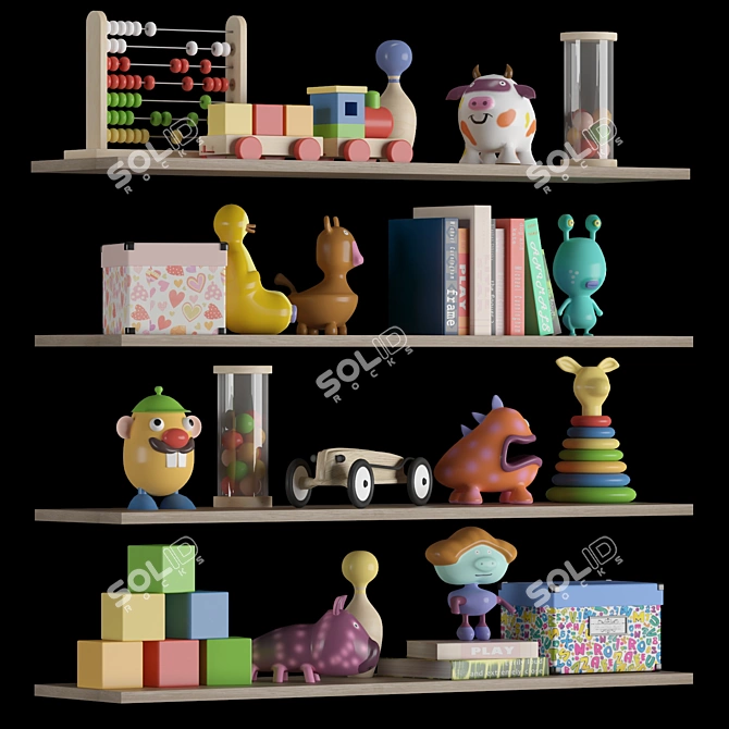  Nursery Delight Decor Set 3D model image 2