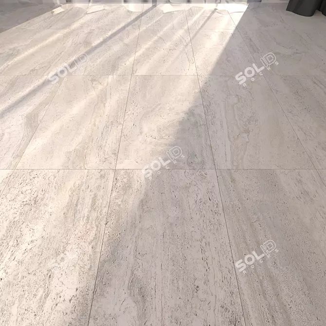 Navona Bone Vein 30x60: Elegant Floor Tiles 3D model image 1