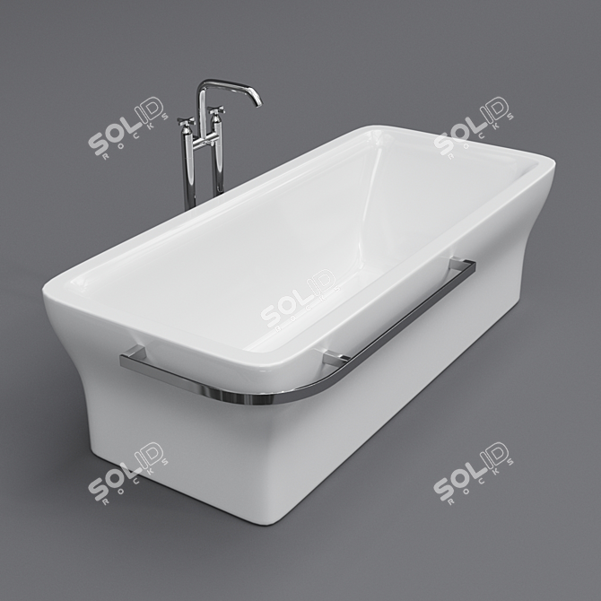 Agape Memory Novecento Freestanding Bathtub 3D model image 1