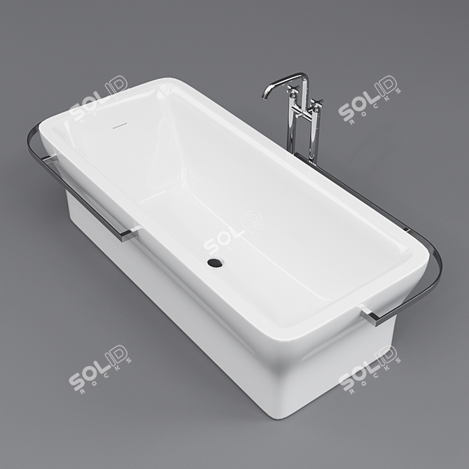 Agape Memory Novecento Freestanding Bathtub 3D model image 2