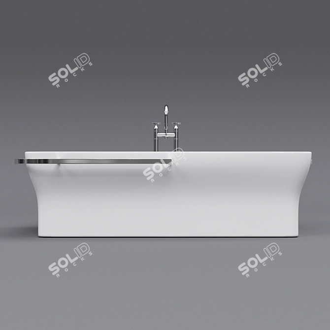 Agape Memory Novecento Freestanding Bathtub 3D model image 4