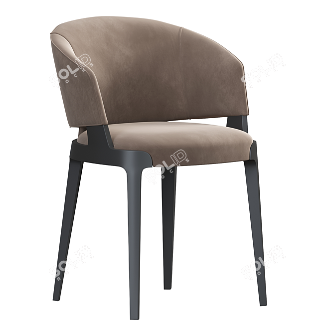 Potocco Velis Chair: Stylish Modern Design 3D model image 1