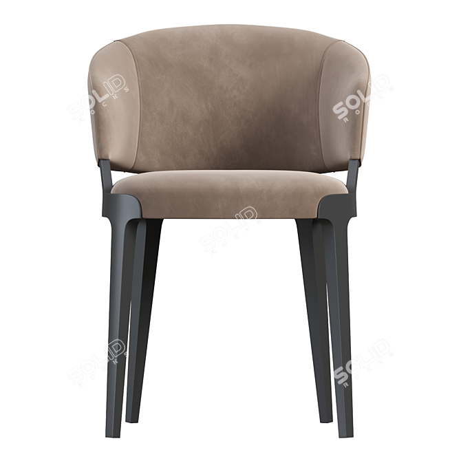 Potocco Velis Chair: Stylish Modern Design 3D model image 2