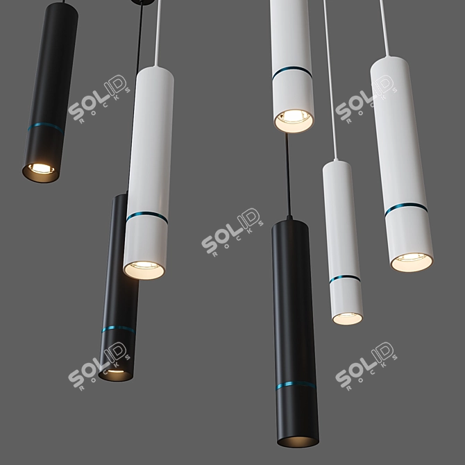 Sleek Crux & Crux Long Lamps 3D model image 3