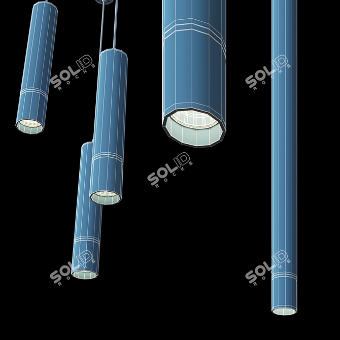 Sleek Crux & Crux Long Lamps 3D model image 4