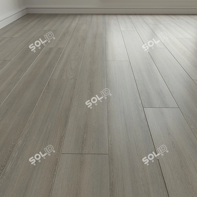 Ethnic Wenge Laminate Flooring 3D model image 1