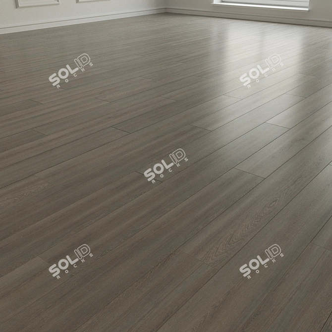 Ethnic Wenge Laminate Flooring 3D model image 2