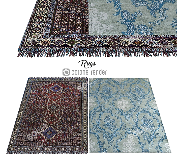 Plush Paradise Carpets 3D model image 1