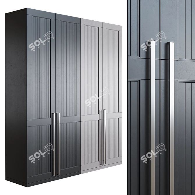 Modern Wardrobe MY 43 3D model image 1