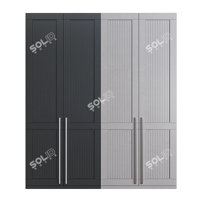 Modern Wardrobe MY 43 3D model image 2