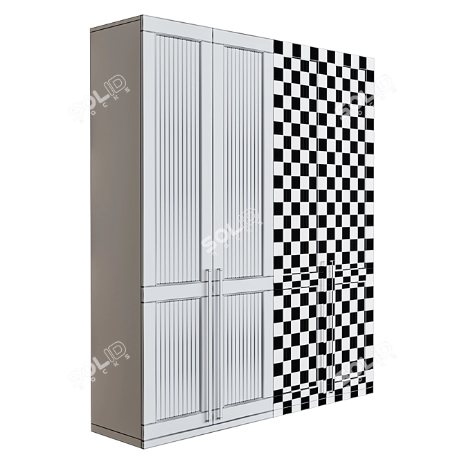 Modern Wardrobe MY 43 3D model image 5