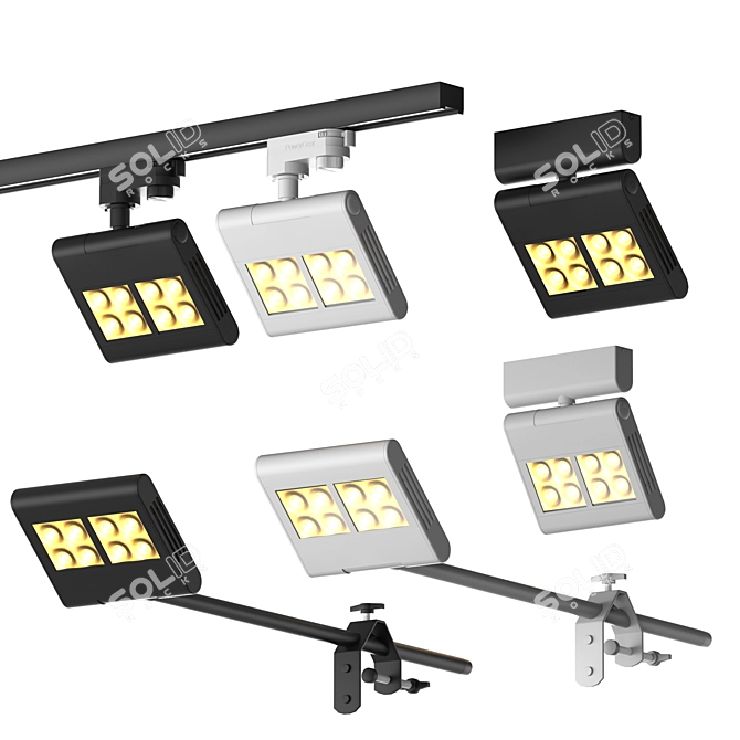 Adjustable Tilt SLV Lenito Luminaires 3D model image 5