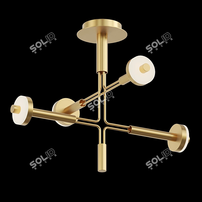 Modern LED chandelier Lampatron AMARILIS 3D model image 2