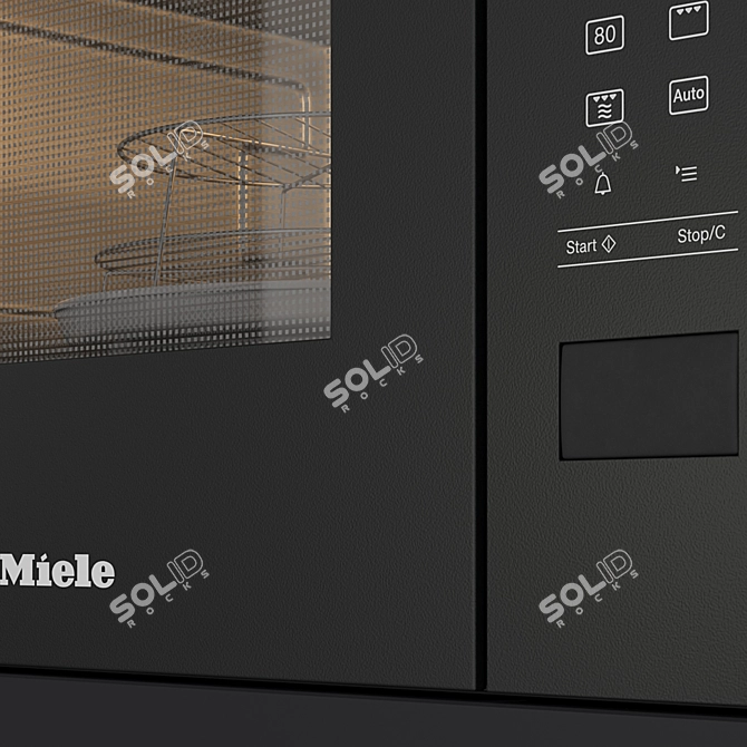 Efficient Built-In Microwave Oven 3D model image 4