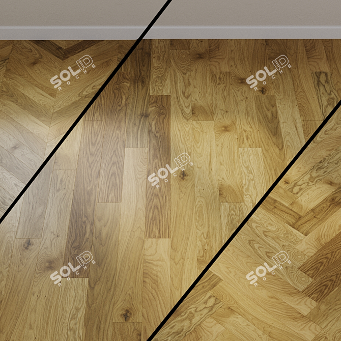 Ter Hurne Earth Oak Parquet 3D model image 1