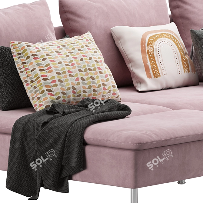 Modern and Stylish Ikea Soderhamn Sofa 3D model image 3