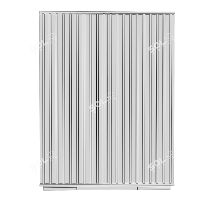 Elegance Relevo Cabinet 3D model image 3