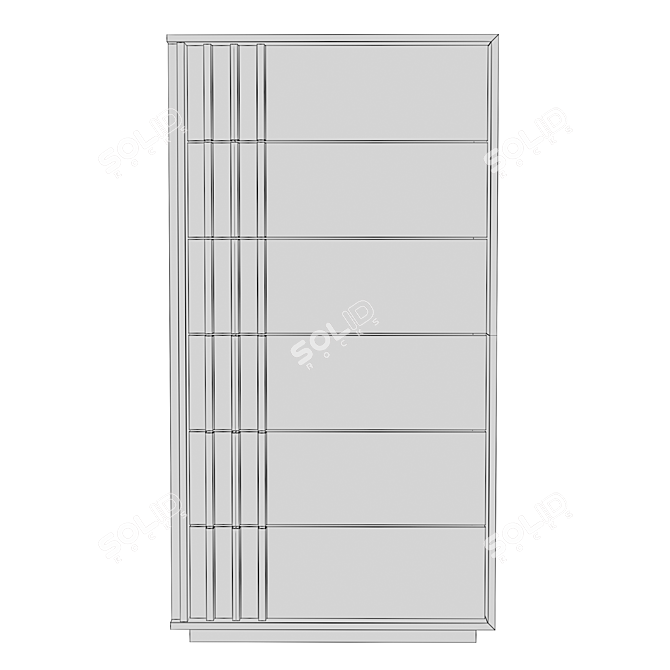 Casa Magna Relevo TallBoy - Unique Design, High Quality Materials 3D model image 3