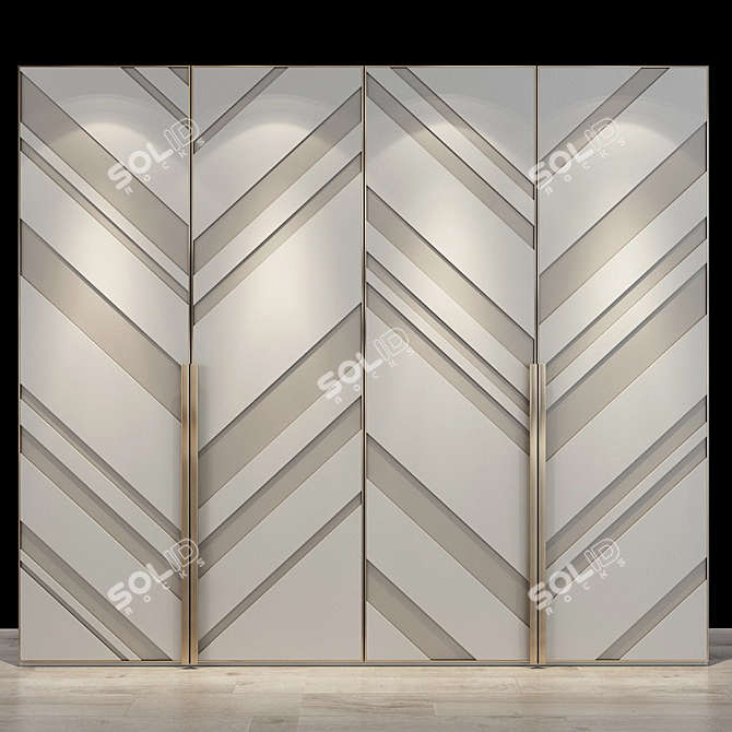 Modern Cabinet Furniture 3D model image 2