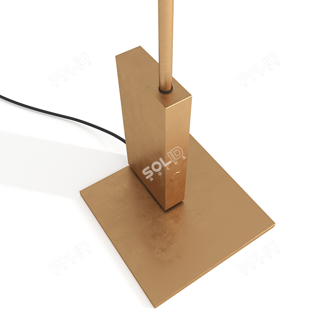 Modern LED Desk Lamp - Viabizzuno Roy Tavolo 3D model image 3